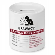 Skarbonki - SKARBONKA PREZENT DLA SPAWACZA STAWKA GODZINOWA z Nadrukiem ze Zdjęciem - miniaturka - grafika 1