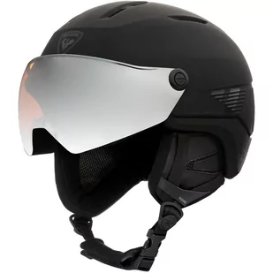 Kask narciarski Rossignol FIT VISOR IMPACTS BLACK - Kaski narciarskie - miniaturka - grafika 1