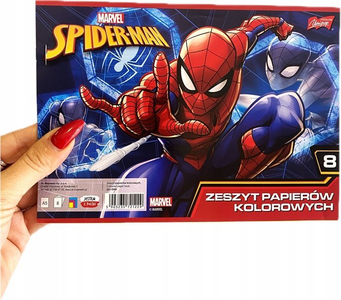A5 St. Majewski 8 kartek SPIDERMAN D433