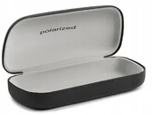 Akcesoria do okularów - Polarzone, Twarde etui futerał na okulary, Czarny - miniaturka - grafika 1