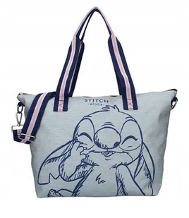 TORBA NA RAMIĘ TOREBKA SHOPPERKA LILO STITCH STICZ STICH SZKOLNA ZAKUPOWA - Torby szkolne - miniaturka - grafika 1