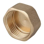 Łączniki, trójniki, kształtki - Zaślepka mosiężna 1" Invena - miniaturka - grafika 1