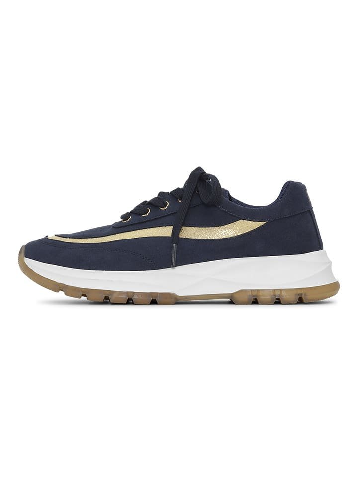 Ilse Jacobsen Sneakersy w kolorze złoto-granatowym