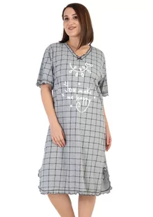 Koszula Nocna bawełniana 2XL plus size duża - Bielizna nocna - miniaturka - grafika 1