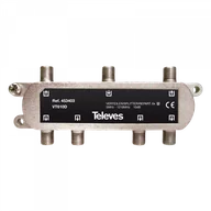 Rozgałęźniki i multiswitche do TV-SAT - Rozgałęźnik antenowy rtv 6-drożny F6D 453403 TELEVES - miniaturka - grafika 1
