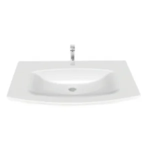 NEW TRENDY PROMOCJA W090100-U Umywalka meblowo-wisząca PLUS 90cm 90x51x5 - Umywalki - miniaturka - grafika 1