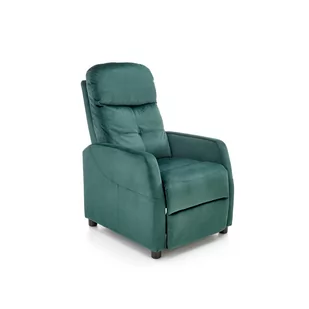 Rozkładany Fotel Wypoczynkowy Felipe 2 Ciemny Zielony Halmar - Fotele - miniaturka - grafika 1