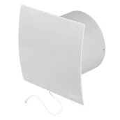 Wentylatory łazienkowe - Wentylator łazienkowy WEB125W biały, 0,76 kg, Ø125, włącznik pociągany AWENTA - miniaturka - grafika 1
