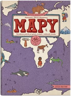 Mapy Edycja fioletowa Aleksandra Mizielińska Daniel Mizieliński - Atlasy i mapy - miniaturka - grafika 2