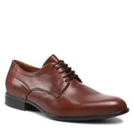 Półbuty damskie - Geox Półbuty U Iacopo C U169GC 00043 C6001 Cognac - miniaturka - grafika 1