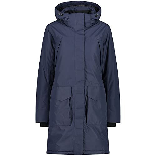 CMP Pongee Dobby Long Coat Pongee dobby długi płaszcz Kobieta
