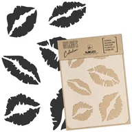 Scrapbooking - Szablon malarski scrapbooking – craft // USTA // A5 - miniaturka - grafika 1