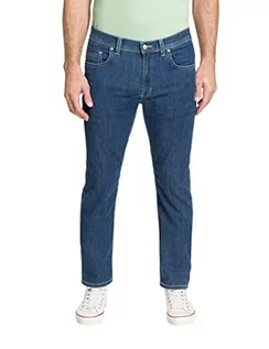 Spodnie męskie - Pioneer Spodnie męskie z 5 kieszeniami, stretch dżinsy, niebieskie stonewash, 38 W / 34 L, Blue Stonewash, 38W / 34L - grafika 1