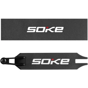 SOKE Grip tape do hulajnogi czarny GT1 - Akcesoria do skatingu - miniaturka - grafika 1