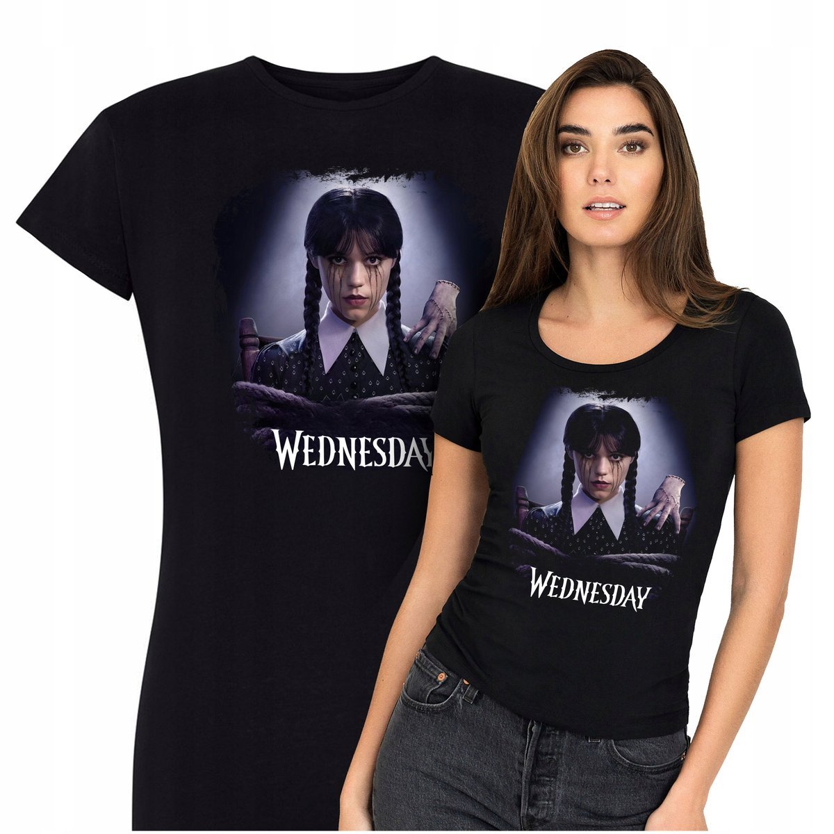 KOSZULKA DAMSKA WEDNESDAY ADDAMS PREZENT URODZINY DLA NIEJ DZIEWCZYNY XL