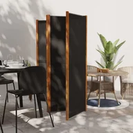 Parawany - Lumarko Parawan 4-panelowy, czarny, 280 x 180 cm - miniaturka - grafika 1