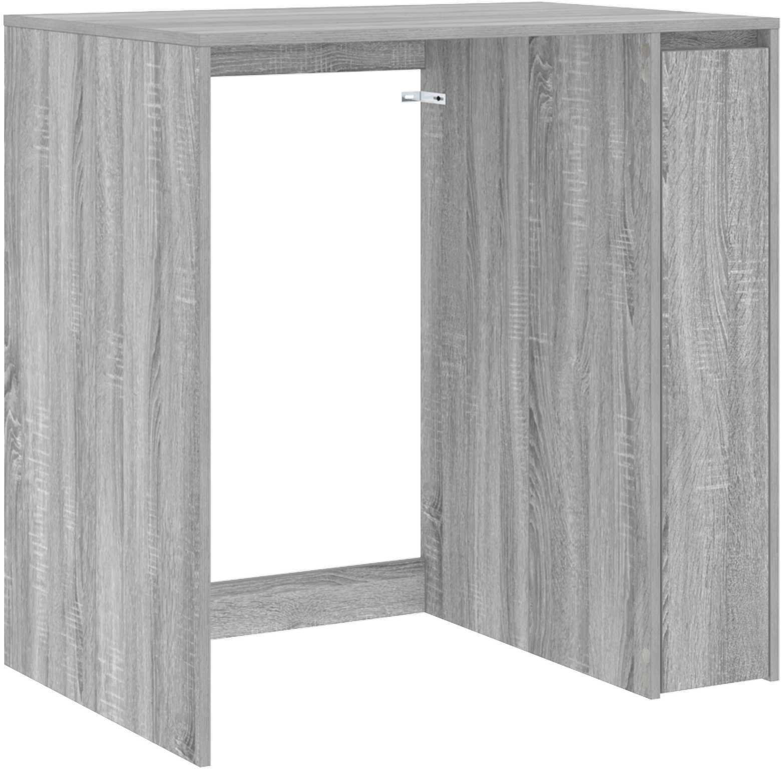 vidaXL Szafka na pralkę z przechowywaniem Szary Sonoma 87 x 60 x 69 cm