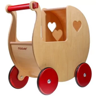 MOOVER Znane Mover Toys Puppenwagen skuter, naturalny 1008885 - Wózki dla lalek - miniaturka - grafika 1