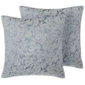Poduszki dekoracyjne - 2 poduszki dekoracyjne 45 x 45 cm szare WISTERIA - miniaturka - grafika 1