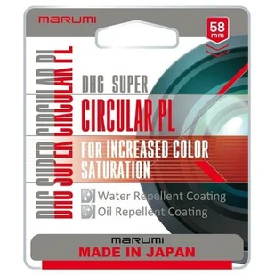 Marumi CPL DHG Super 58 mm - Filtry fotograficzne - miniaturka - grafika 1