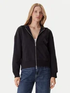 Bluzy damskie - Calvin Klein Bluza LV044C211G Czarny Relaxed Fit - miniaturka - grafika 1