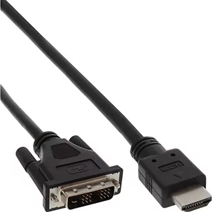 InLine Kabel HDMI DVI-D M/M Czarny 1.5m 17664E - Kable - miniaturka - grafika 1