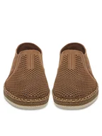 Półbuty męskie - Rieker Espadryle B5297-64 Brązowy - miniaturka - grafika 1
