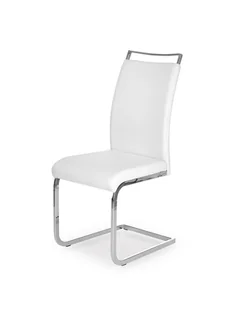Halmar Krzesło do jadalni K250 - biały / chrom - Krzesła - miniaturka - grafika 1