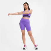 Spodenki damskie - Damskie kolarki Guess Aline biker - fioletowe - miniaturka - grafika 1