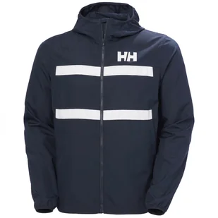 Męska Kurtka przejściowa HELLY HANSEN SALT STRIPED WINDBREAKER JKT 34453_597 – Granatowy - Kurtki męskie - miniaturka - grafika 1