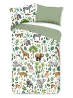 Pościel dla dzieci - Good Morning Komplet pościeli "Samba" w kolorze biało-zielonym - miniaturka - grafika 1