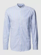 Koszule męskie - Koszula casualowa o kroju slim fit ze stójką model ‘Manderin’ - miniaturka - grafika 1