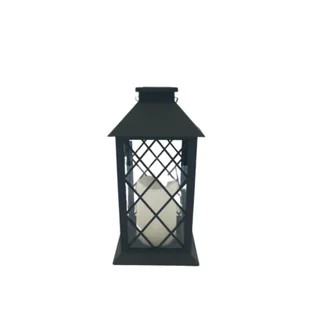 Latarnia solarna efekt płomienia 32 cm - Lampy ogrodowe - miniaturka - grafika 1