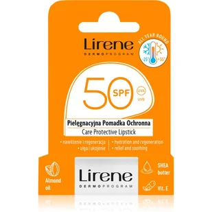 LIRENE PIELĘGNACYJNA POMADKA OCHRONNA SPF 50 4,6G - Balsamy do ust - miniaturka - grafika 1