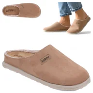 Kapcie damskie - Kapcie Domowe Ciepłe Klapki Damskie Wygodne Lekkie Inblu Brązowe Laczki 40 - miniaturka - grafika 1