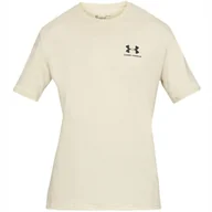 Koszulki męskie - Koszulka męska Under Armour Sportstyle LC SS beżowa 1326799 289 S - miniaturka - grafika 1