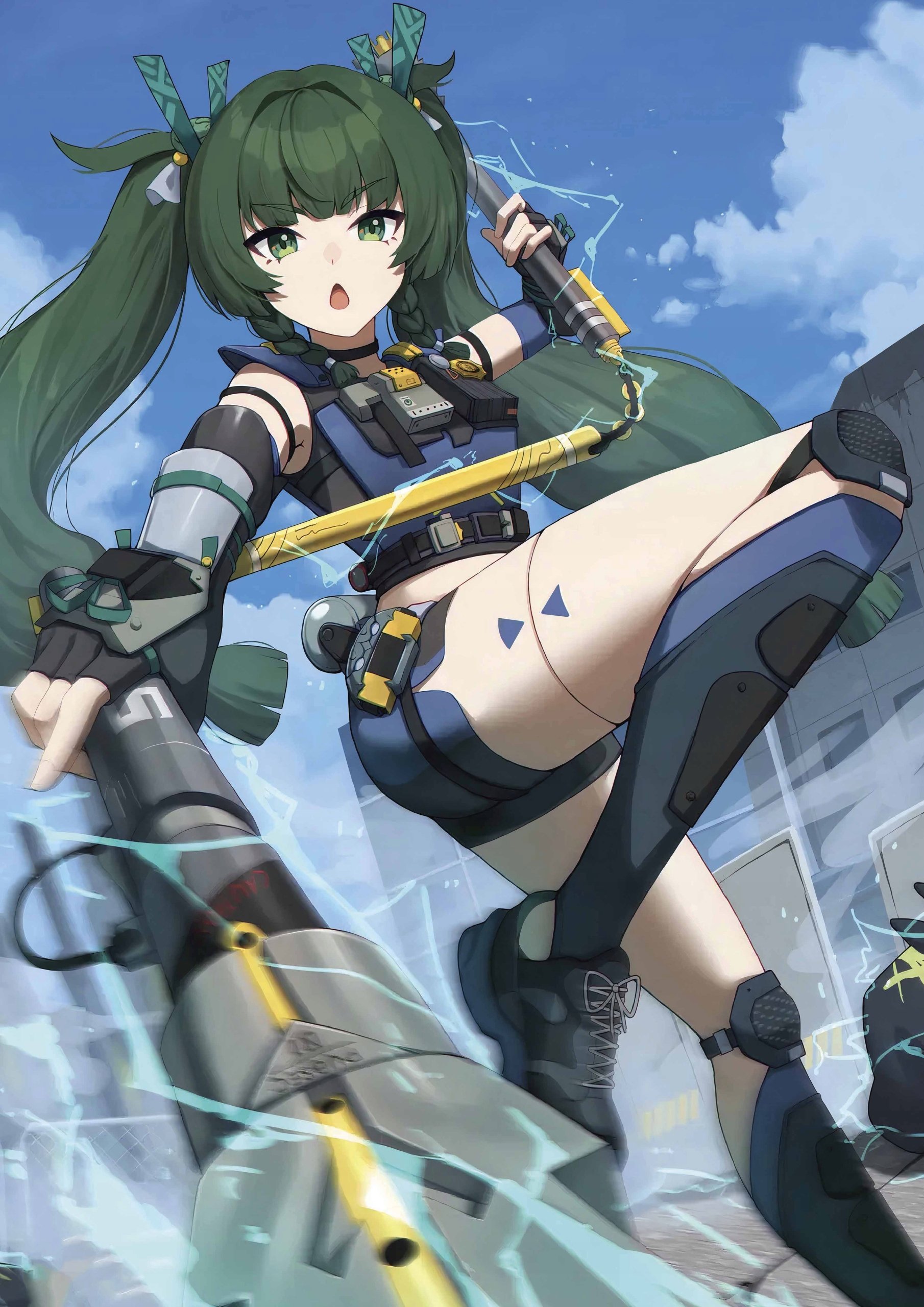 Plakat A3 Zenless Zone Zero Zzz Anime Gra Qingyi