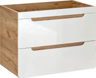 Szafki łazienkowe - Elior Szafka pod umywalkę Borneo 6X z szufladami 80 cm - Biały - miniaturka - grafika 1