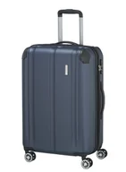 Walizki - Walizka średnia poszerzana Travelite City - navy - miniaturka - grafika 1