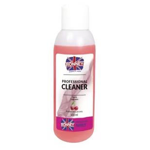 Ronney Cleaner Cherry wiśniowy 500ml - Zmywacze i cleanery do paznokci - miniaturka - grafika 1