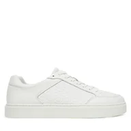 Sneakersy męskie - Sneakersy Calvin Klein Clean Cup Low Laceup Mono HM0HM01899 Biały - miniaturka - grafika 1