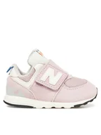 Buty dla dziewczynek - New Balance Sneakersy NW574VPK Różowy - miniaturka - grafika 1