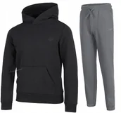 Dresy męskie - 4F OCIEPLANY CHĹOPIÄCY DRES KOMPLET BLUZA SPODNIE / rozm 140 - miniaturka - grafika 1