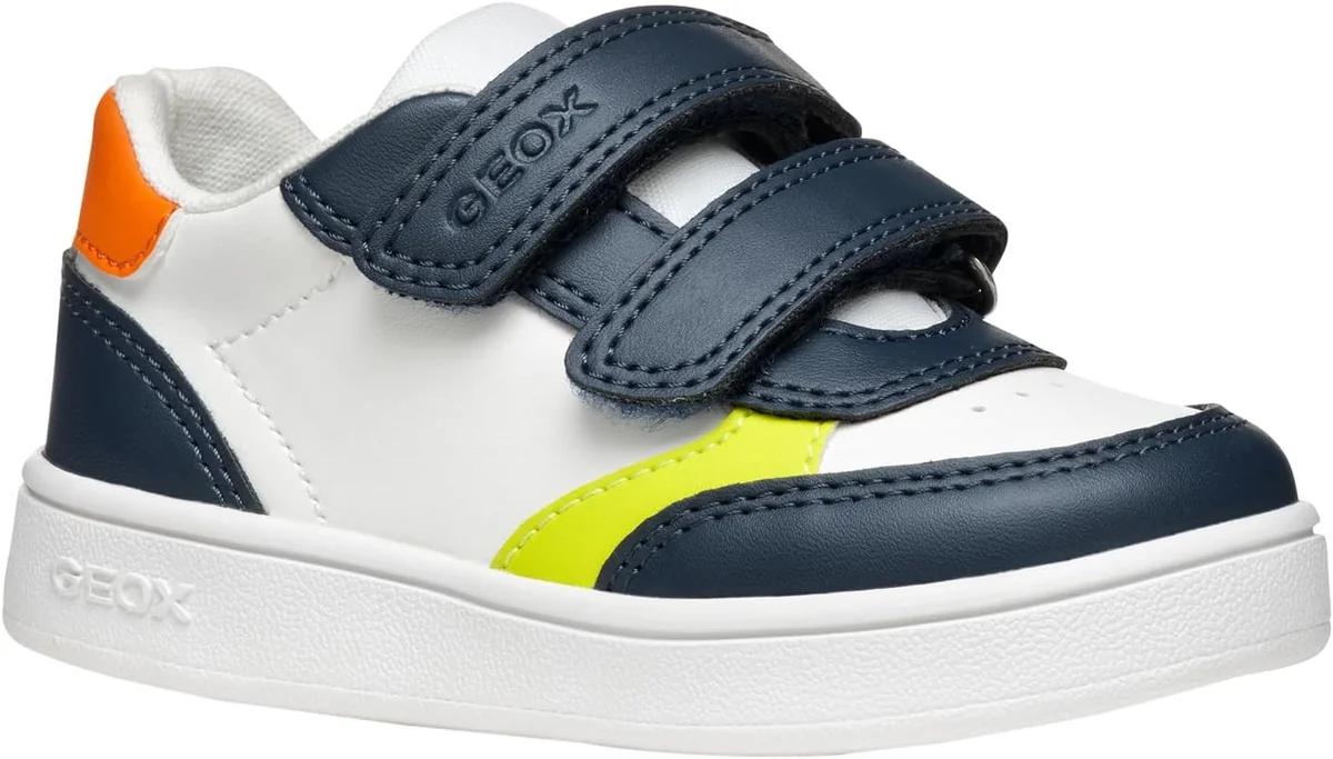 Geox adidasy dla niemowląt oddychające granatowo-białe rozmiar 20