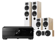 Kino domowe - Yamaha RX-A2A (czarny) + Diva 5 (dąb) + Diva 3 (dąb) + Diva 7 (dąb) - miniaturka - grafika 1