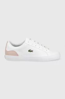 Sneakersy damskie - Lacoste Lacoste sneakersy LEROND BL 21 1 kolor biały - grafika 1