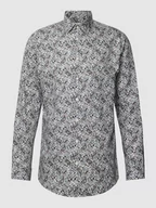 Koszule męskie - Koszula casualowa o kroju slim fit ze wzorem na całej powierzchni model ‘ETHAN’ - miniaturka - grafika 1