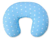 Poduszki do karmienia - Poduszka rogal do karmienia fasolka rozbieralna - Gwiazdki niebieskie - miniaturka - grafika 1