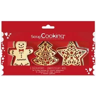 Formy do ciast - Foremki do ciastek + wytłaczarki - Boże Narodzenie - 6 szt - miniaturka - grafika 1