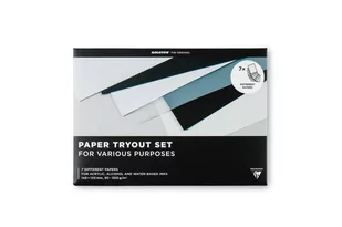 Papier Do Markerów I Tuszu Molotow Paper Tryout Set - A6 - 7 Arkuszy - Podobrazia, bloki, papiery - miniaturka - grafika 1